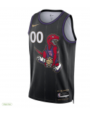 Unisex Toronto Raptors Nike Black 2024/25 Custom Swingman Jersey - City Edition