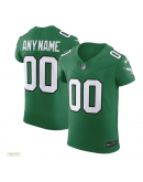 Men's Philadelphia Eagles Nike Black Alternate Elite Custom Jersey