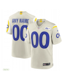 Men's Nike Los Angeles Rams Bone Custom Game Jersey Men's Nike Los Angeles Rams Bone Custom Game Jersey