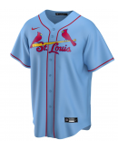 Men's St. Louis Cardinals Nike Light Alternate Replica Custom Jersey
