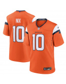 Men's Denver Broncos Bo Nix Nike Orange Player Game Jersey Men's Denver Broncos Bo Nix Nike Orange Player Game Jersey