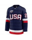 Men's USA Adam Fox Fanatics Navy 2025 4 Nations Face-Off Premium Jersey