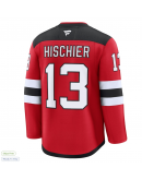 Men's New Jersey Devils Nico Hischier Fanatics Red Home Premium Jersey