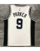 Men's San Antonio Spurs Tony Parker White NBA Game Jersey