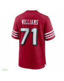 Men's San Francisco 49ers Trent Williams Nike Scarlet Alternate Game Jersey
