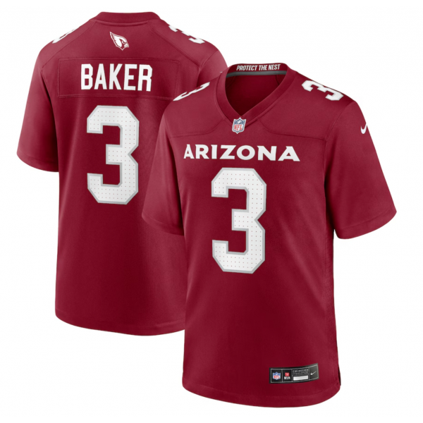 Men's Arizona Cardinals Budda Baker Nike Cardinal Game Player Jersey