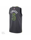 Unisex Minnesota Timberwolves Anthony Edwards Jordan Brand Charcoal Swingman Jersey - Statement Edition