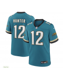 Men's Jacksonville Jaguars Travis Hunter Nike Teal 2025 NFL Draft First Round Pick 2nd Alternate Game Jersey
