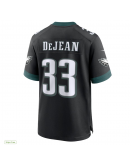 Men's Philadelphia Eagles Cooper DeJean Nike Black Alternate Player Game Jersey