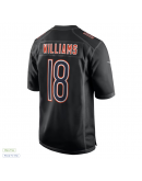 Men's Chicago Bears Caleb Williams Nike Carbon Black Fashion Jersey