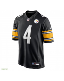 Men's Pittsburgh Steelers DK Metcalf Nike Black Game Player Jersey