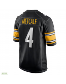Men's Pittsburgh Steelers DK Metcalf Nike Black Game Player Jersey