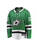Men's Dallas Stars Wyatt Johnston Fanatics Kelly Green Home Breakaway Player Jersey