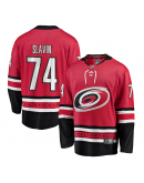 Men's Carolina Hurricanes Jaccob Slavin Fanatics Red Alternate Breakaway Player Jersey