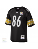 Men's Pittsburgh Steelers Hines Ward Mitchell & Ness Black Replica Jersey