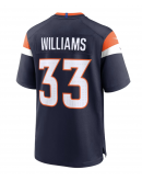 Men's Denver Broncos Javonte Williams Nike Navy Mile High Collection Alternate Game Jersey
