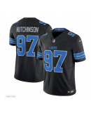 Men's Detroit Lions Aidan Hutchinson Nike Black 2nd Alternate Limited Jersey