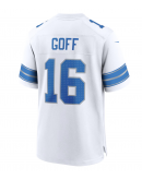 Men's Detroit Lions Jared Goff Nike White Game Jersey Men's Detroit Lions Jared Goff Nike White Game Jersey