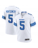 Men's Detroit Lions David Montgomery Nike White Game Jersey Men's Detroit Lions David Montgomery Nike White Game Jersey