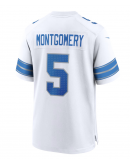 Men's Detroit Lions David Montgomery Nike White Game Jersey Men's Detroit Lions David Montgomery Nike White Game Jersey