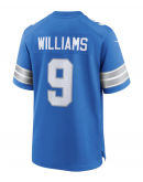Men's Detroit Lions Jameson Williams Nike Blue Game Jersey
