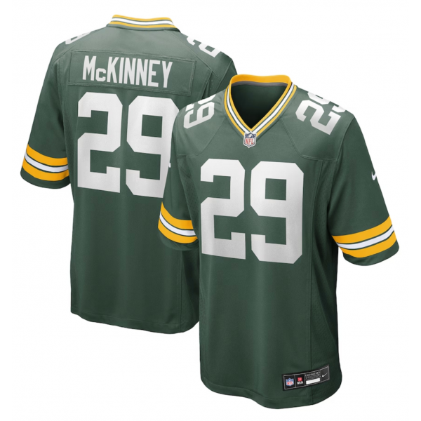 Men's Green Bay Packers Xavier McKinney Nike Green Team Game Jersey