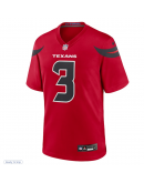 Men's Houston Texans Tank Dell Nike Red Alternate Game Jersey