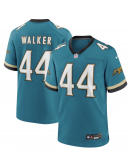Men's Jacksonville Jaguars Travon Walker Nike Teal Prowler Throwback Player Game Jersey