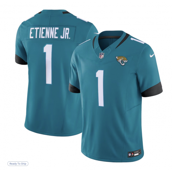 Men's Jacksonville Jaguars Travis Etienne Nike Teal Limited Jersey