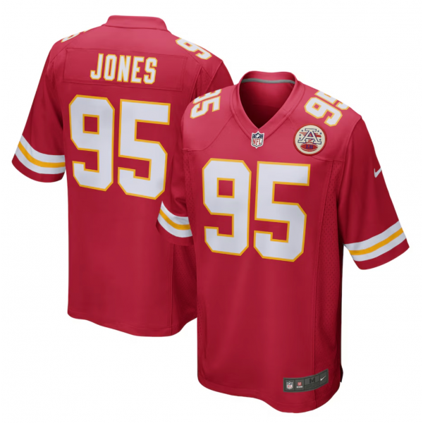 Men's Kansas City Chiefs Chris Jones Nike Red Game Jersey Men's Kansas City Chiefs Chris Jones Nike Red Game Jersey