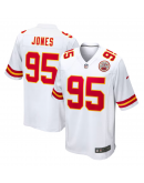 Men's Kansas City Chiefs Chris Jones Nike White Game Jersey Men's Kansas City Chiefs Chris Jones Nike White Game Jersey