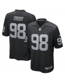 Men's Las Vegas Raiders Maxx Crosby Nike Black Game Jersey Men's Las Vegas Raiders Maxx Crosby Nike Black Game Jersey
