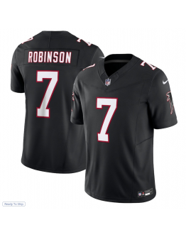 Men's Atlanta Falcons Bijan Robinson Nike Black Alternate Limited Jersey