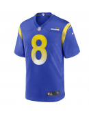 Men's Los Angeles Rams Jared Verse Nike Royal Player Game Jersey
