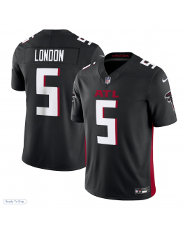 Men's Atlanta Falcons Drake London Nike Black Limited Jersey