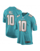 Men's Miami Dolphins Tyreek Hill Nike Aqua Game Jersey Men's Miami Dolphins Tyreek Hill Nike Aqua Game Jersey