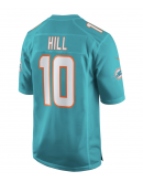 Men's Miami Dolphins Tyreek Hill Nike Aqua Game Jersey Men's Miami Dolphins Tyreek Hill Nike Aqua Game Jersey