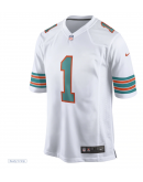 Men's Miami Dolphins Tua Tagovailoa Nike White 2nd Alternate Game Jersey