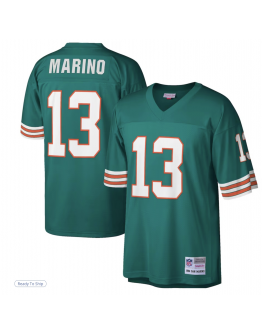 Men's Miami Dolphins Dan Marino Mitchell & Ness Aqua Legacy Replica Jersey