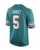 Men's Miami Dolphins Jalen Ramsey Nike Aqua Alternate Game Jersey