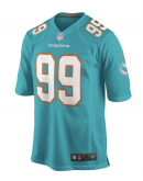 Men's Miami Dolphins Jason Taylor Nike Aqua Game Retired Player Jersey