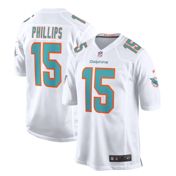 Men's Miami Dolphins Jaelan Phillips Nike White Game Jersey
