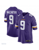 Men's Minnesota Vikings J.J. McCarthy Nike Purple Player Game Jersey