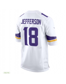 Men's Minnesota Vikings Justin Jefferson Nike White Game Player Jersey
