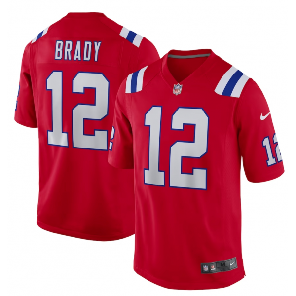 Men's New England Patriots Tom Brady Nike Red Retired Game Jersey