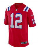 Men's New England Patriots Tom Brady Nike Red Retired Game Jersey