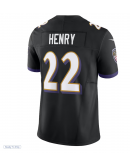 Men's Baltimore Ravens Derrick Henry Nike Black Limited Jersey