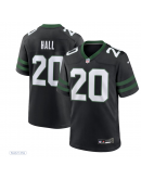 Men's New York Jets Breece Hall Nike Legacy Black Alternate Game Jersey