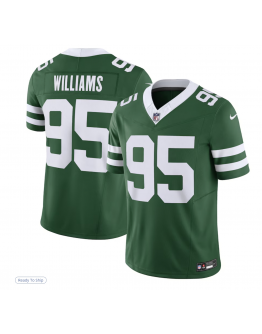 Men's New York Jets Quinnen Williams Nike Legacy Green Limited Jersey