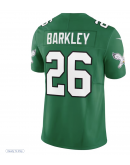 Men's Philadelphia Eagles Saquon Barkley Nike Kelly Green Alternate Game Jersey Men's Philadelphia Eagles Saquon Barkley Nike Kelly Green Alternate Game Jersey